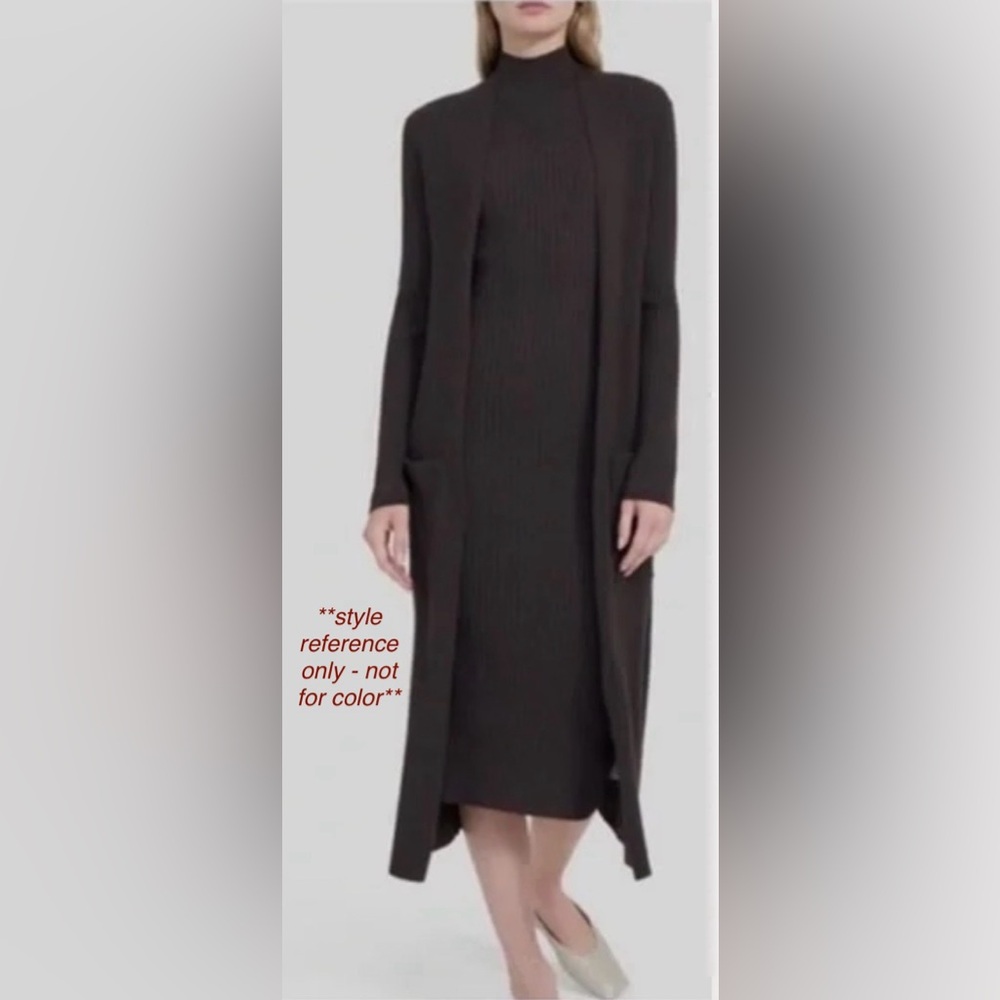 NWT Theory Sleeveless Rib Knit Maxi Sweater Dress